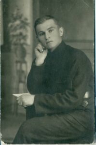 J. Paukštelis – Šiaulių gimnazijos mokinys. 1921 m.