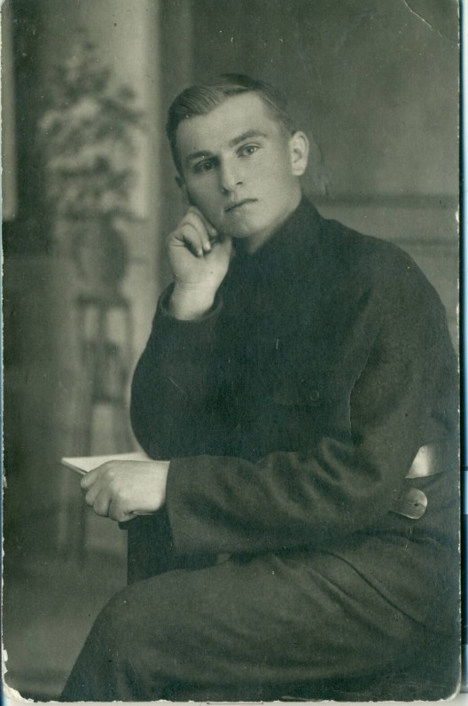 J. Paukštelis – Šiaulių gimnazijos mokinys. 1921 m.