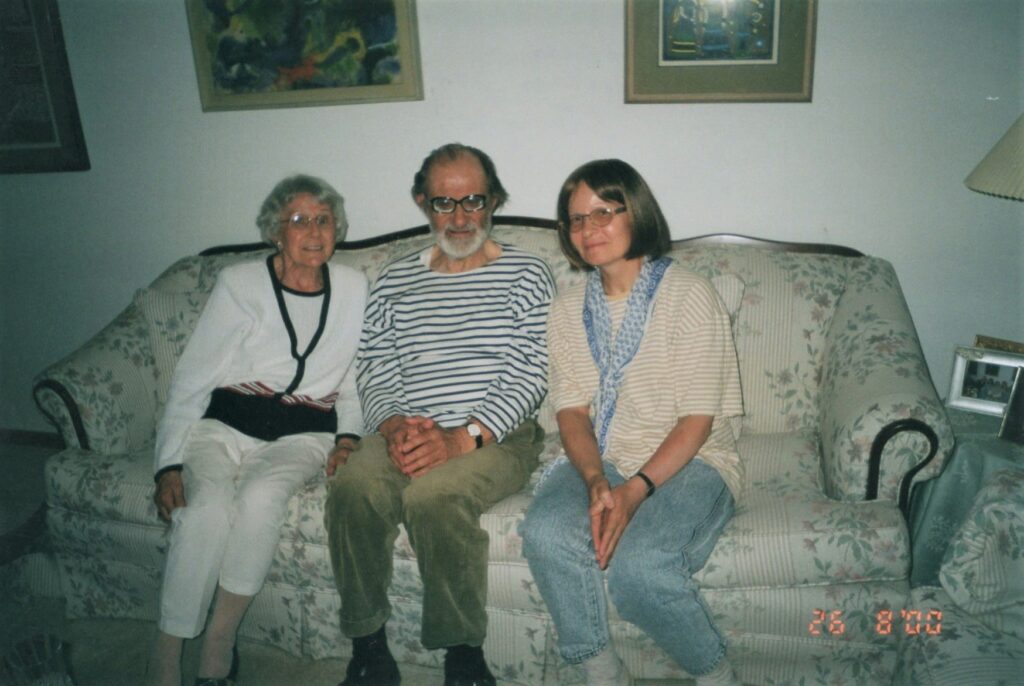 J. Švabaitė su V. ir N. Bložėmis. Čikaga, 2000 m.