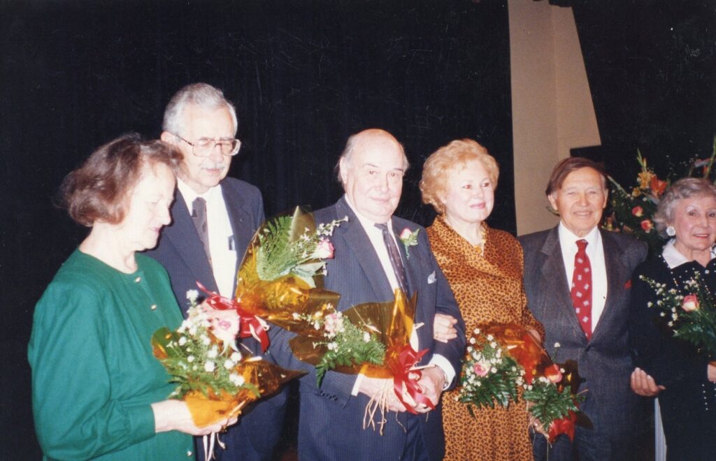 J. Švabaitė su kolegomis literatūrinėje popietėje. Los Andželas. 1991 12 08
