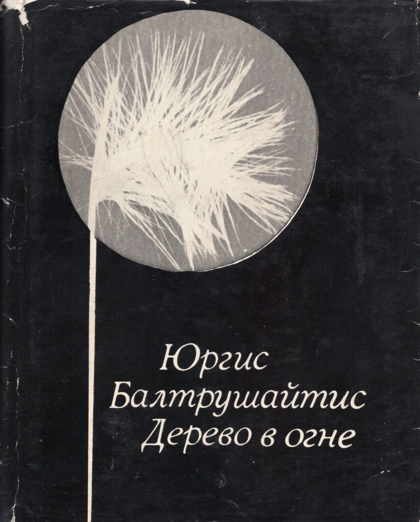 J. Baltrušaitis. Medis ugnyje. Eilėraščiai rusų k. Vilnius: „Vagos“ leidykla, 1969 m. MLLM 7057