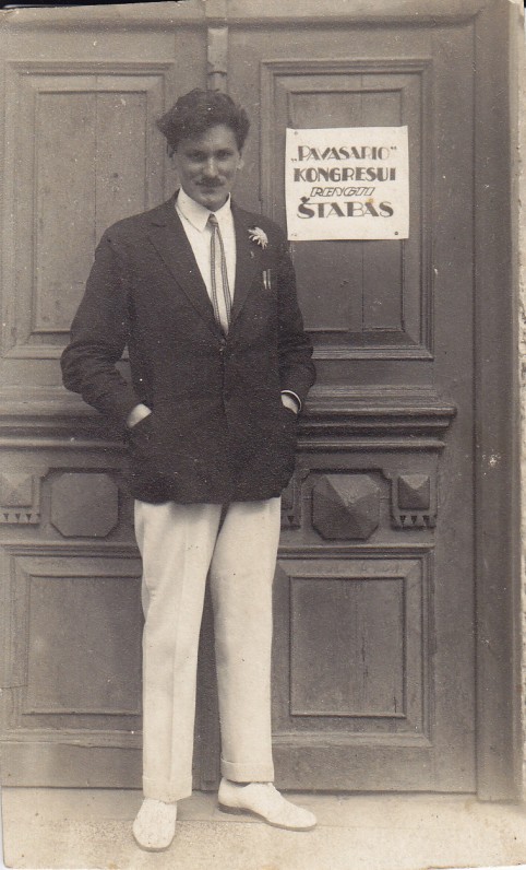Juozas Eretas. Kaunas, 1927 m.
