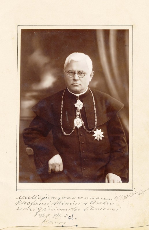 Juozas Tumas-Vaižgantas. Kaunas, 1928 m. J. Tallat-Kelpšienės nuotrauka