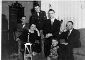 Jurgis Jankus su šeima