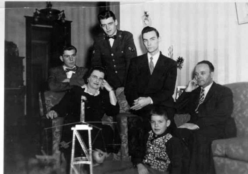 Jurgis Jankus su šeima