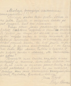 K. Binkio laiškas vaikams. MLLM 26567