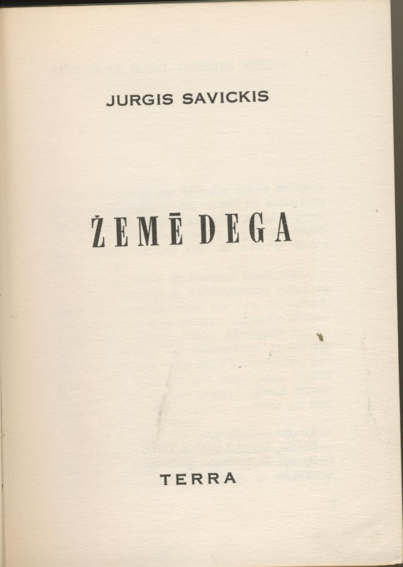 Karo metų dienoraštis. Čikaga, 1951 m.