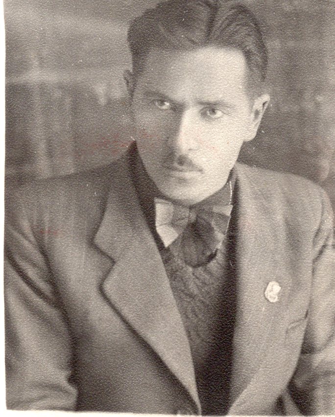 Katyčių progimnazijos mokytojas J. Mečinskas, 1945 m.