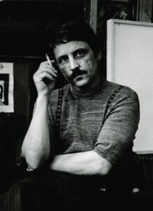 L. Gutauskas savo dirbtuvėje Vilniuje, 1978 m., V. Dichavičienės nuotr.