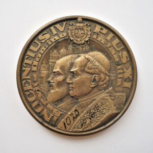 Lietuvos konkordato medalis, reversas, 1927 m., Petras Rimša