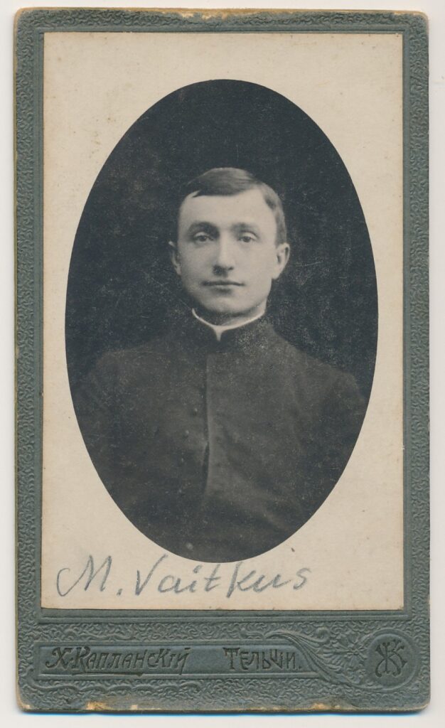 M. Vaitkus. Telšiai, 1919 m. Ch. Kaplanskio nuotrauka