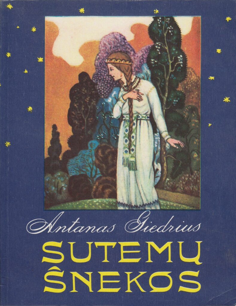 A. Giedrius. Sutemų šnekos. Iliustruota Kazo Šimonio piešiniais. Vilnius: „Vyturys“, 1985 m. MLLM 28339