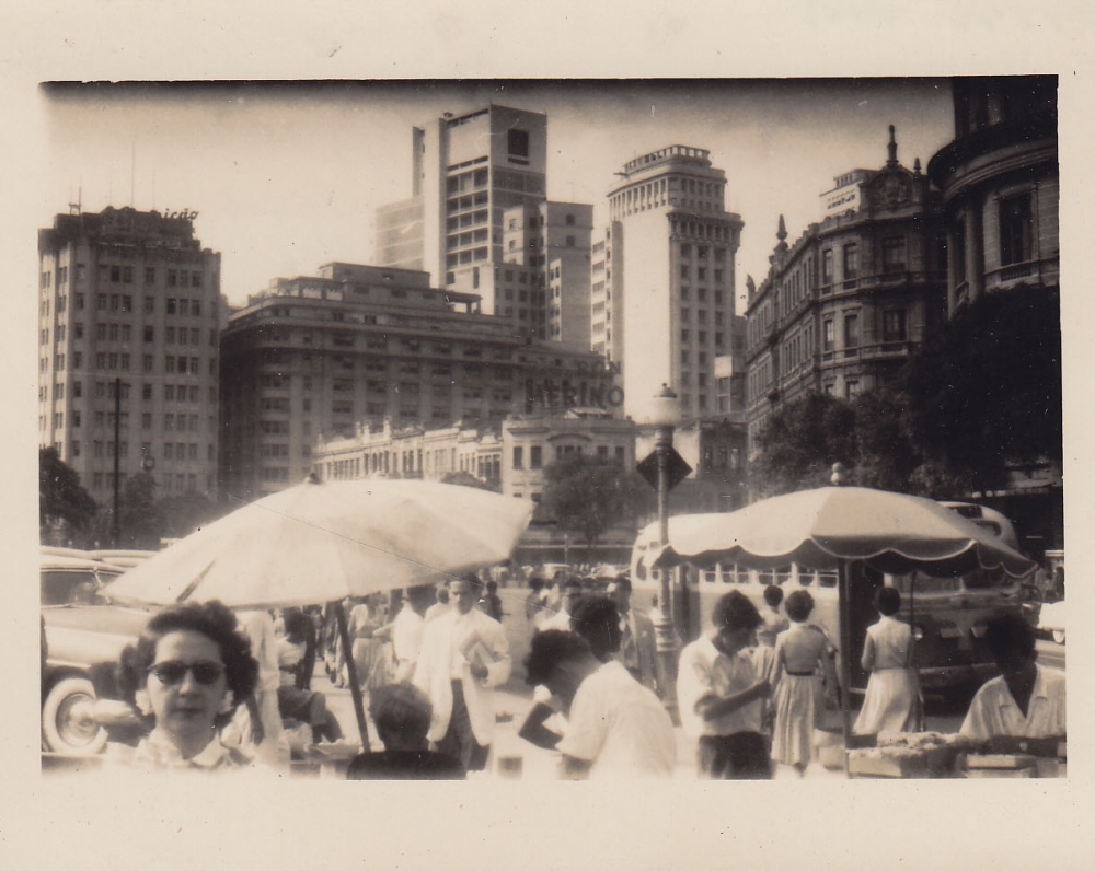 Miesto aikštės fragmentas. Brazilija, apie 1946–1950 m.