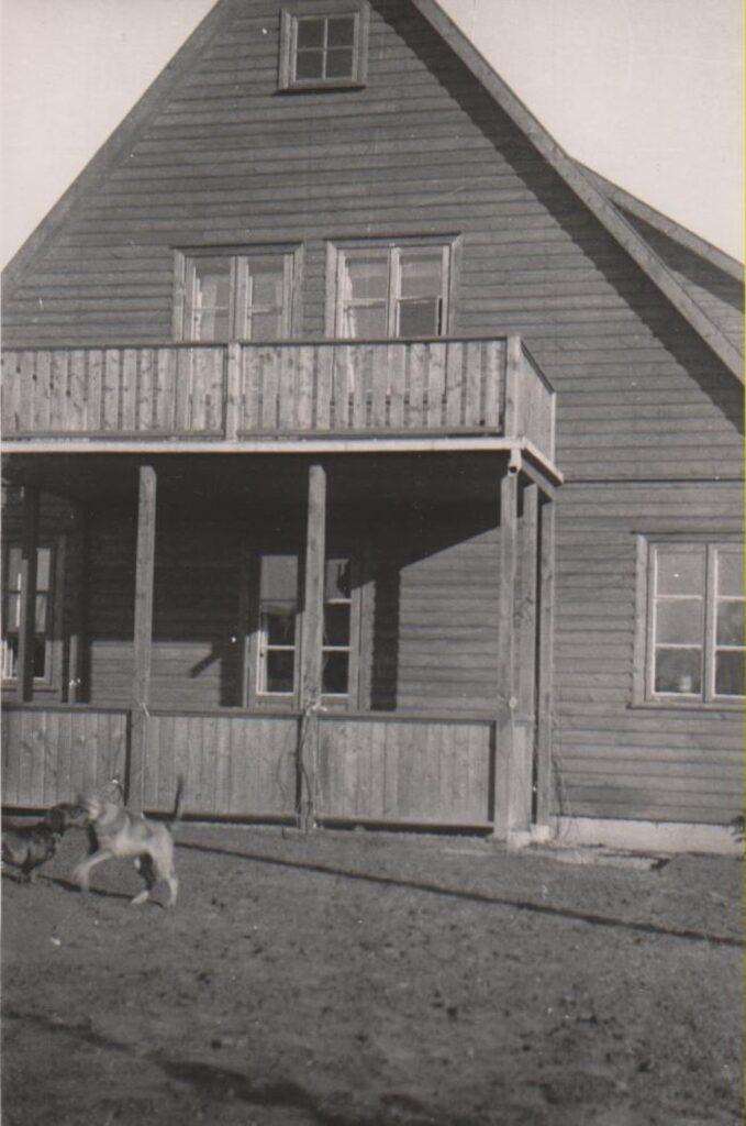 Namo vaizdas iš Ramiosios gatvės pusės. Kaunas. 1938 m. ruduo