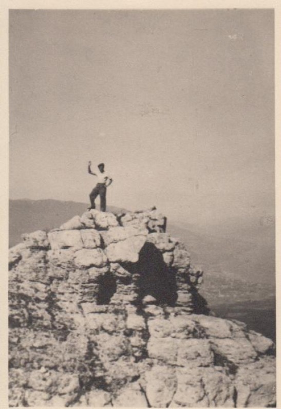 P. Cvirka 1938 m. Krymas, Ai-Petri viršūnė