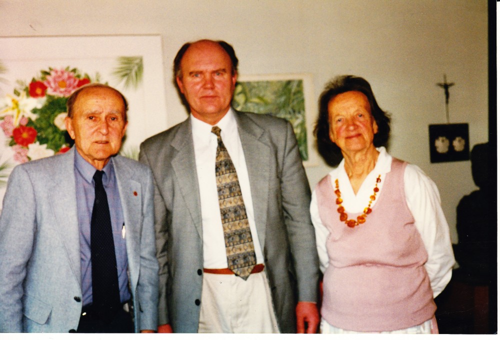 P. Visvydas, V. Sventickas, Alė Rūta. Santa Monika, 1996 m.