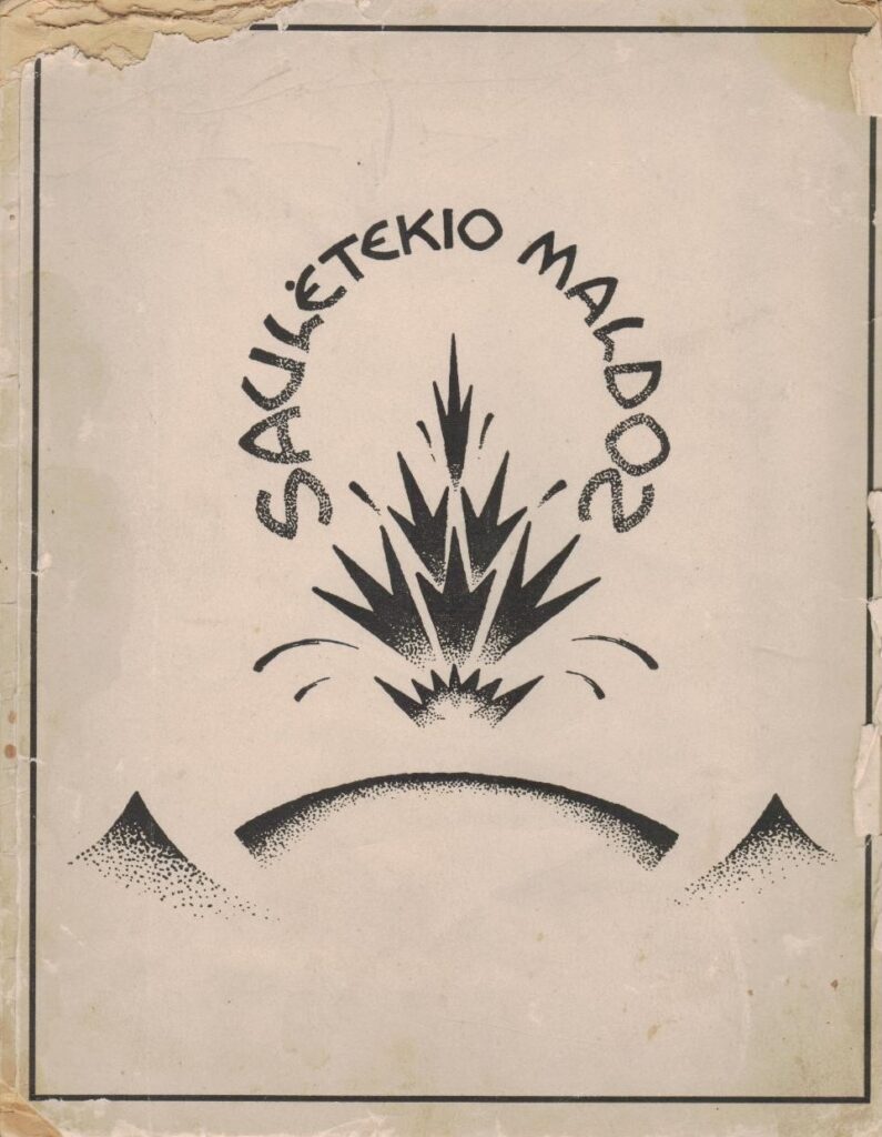 S. Santvaras. Saulėtekio maldos. Tilžė. 1924 m. MLLM P23131