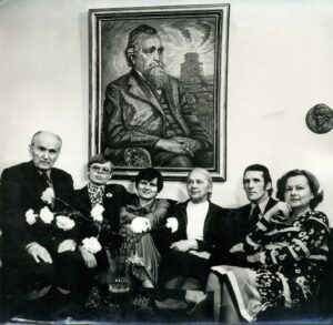 Paukštelių šeima. Vilnius, 1976 m.