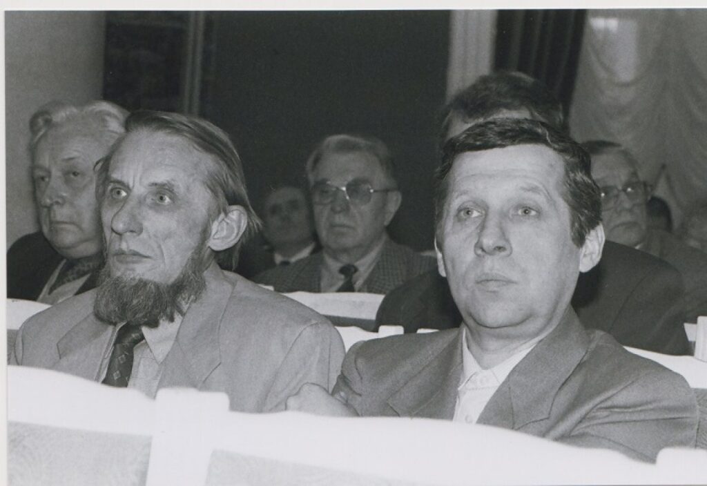 Petras Dirgėla (kairėje) ir Danielius Mušinskas. 1999 m. Z. Baltrušio nuotrauka
