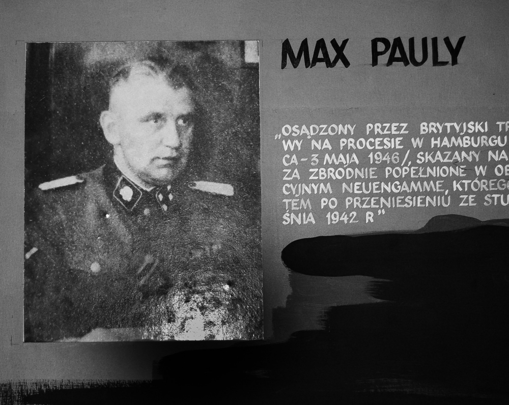 Pirmasis lagerio komendantas Max Pauly