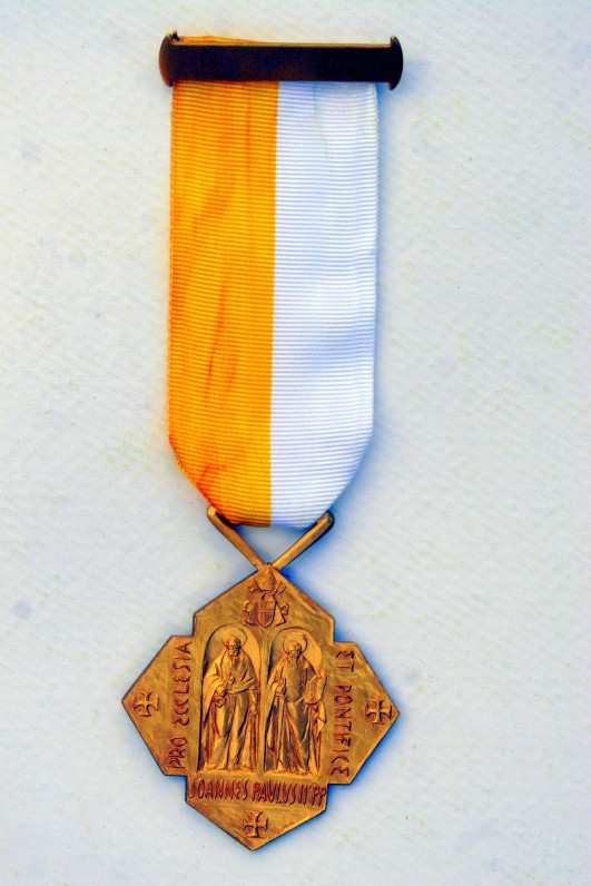 Popiežiaus Jono Pauliaus II medalis. 1986 m.