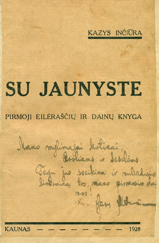 PIRMOJI K. INČIŪROS KNYGA