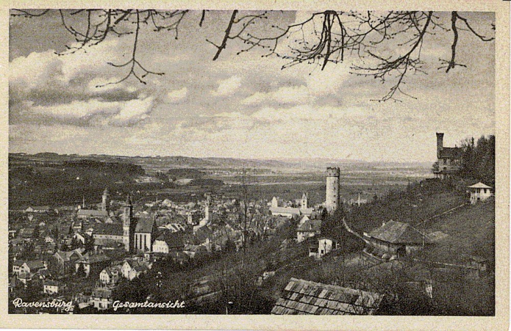 Ravensburgas. Iš Bern. Brazdžionio atvirukų kolekcijos