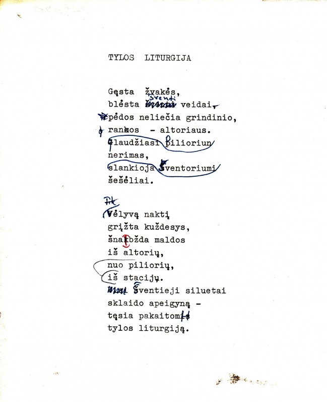 S. Ylos rankraštis,