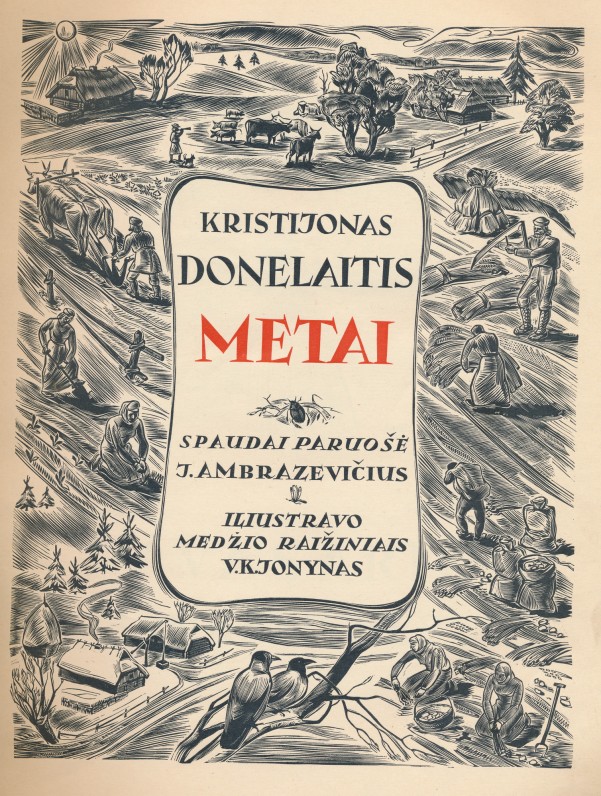 Spaudai paruošė J. Ambrazevičius, iliustravo V. K. Jonynas. Kaunas. 1940 m.