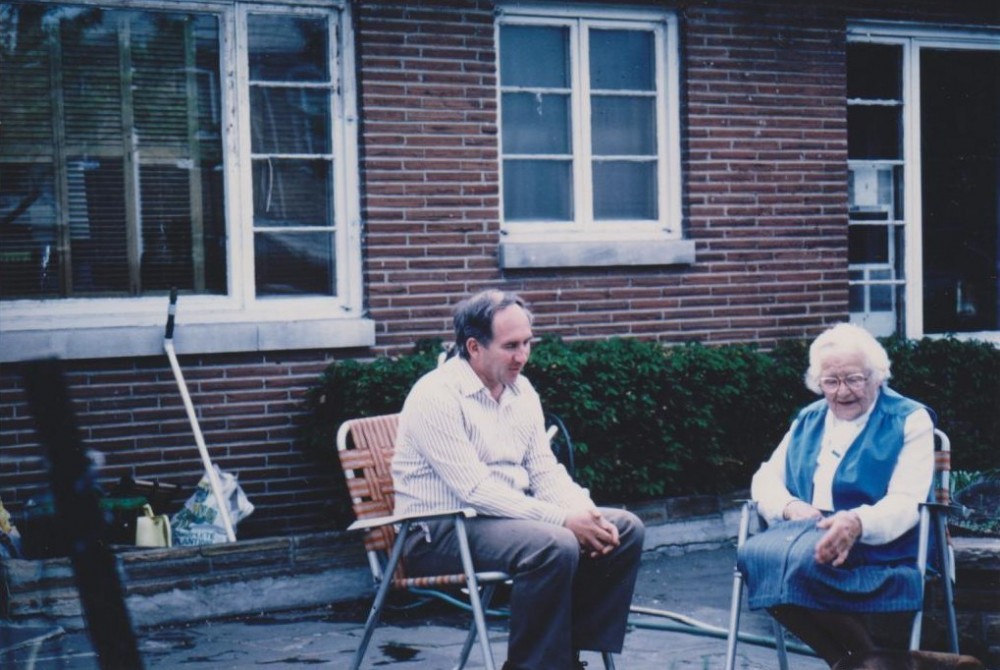 Su A. Samulioniu. Čikaga. 1986 m.