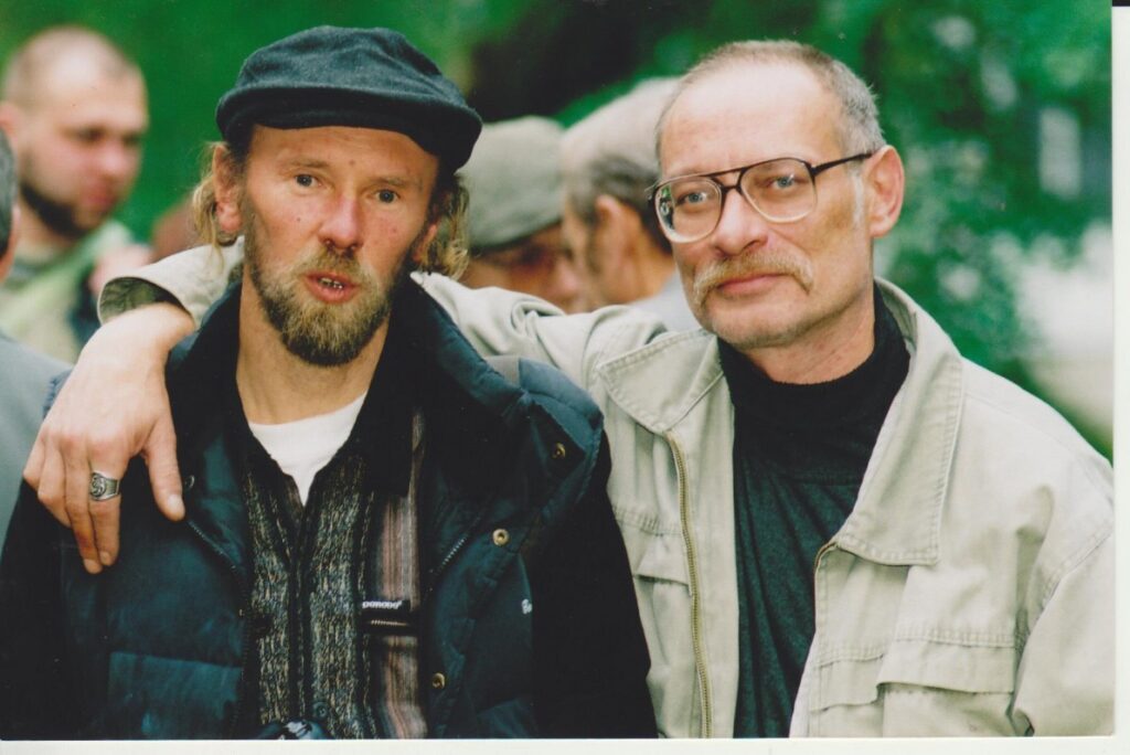 Su Alium Balbierium. Poetinis Druskininkų ruduo. 2004 m. Nuotr. Z. Baltrušio