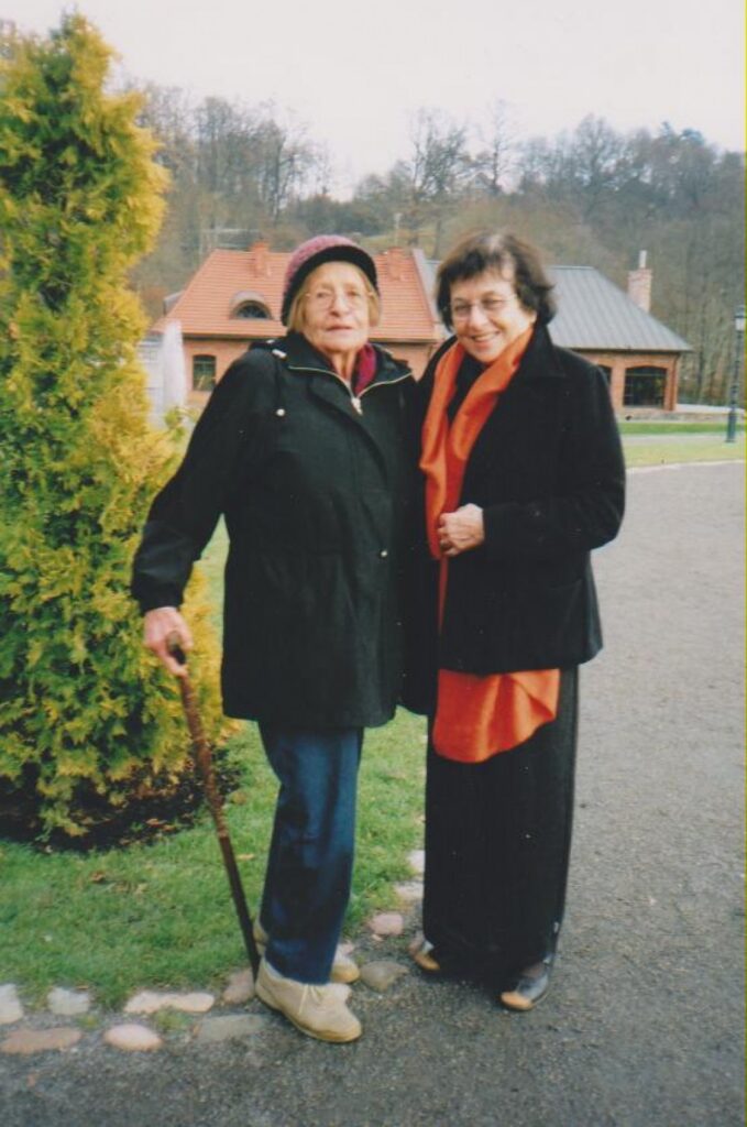 Su Irena Veisaite. Vilnius, 2005 m. lapkritis