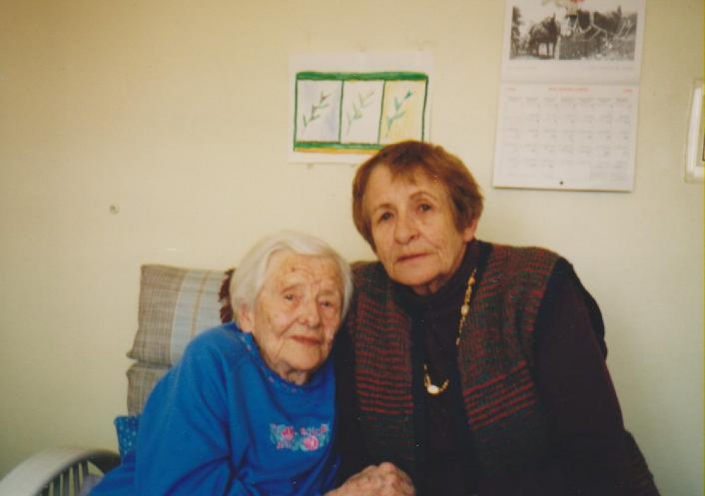 Su V. Daugirdaite-Sruogiene. JAV, 1995 m.