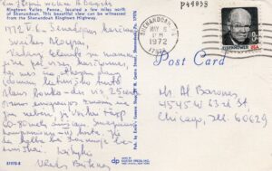 V. Būtėno atvirlaiškis A. Baronui. Shenandoah, 1972-05-06. MLLM_P49838_1