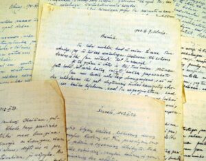 V. Mačernio laiškų fragmentai B. Vildžiūnaitei