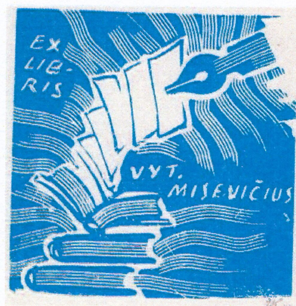 V. Misevičiaus exlibris