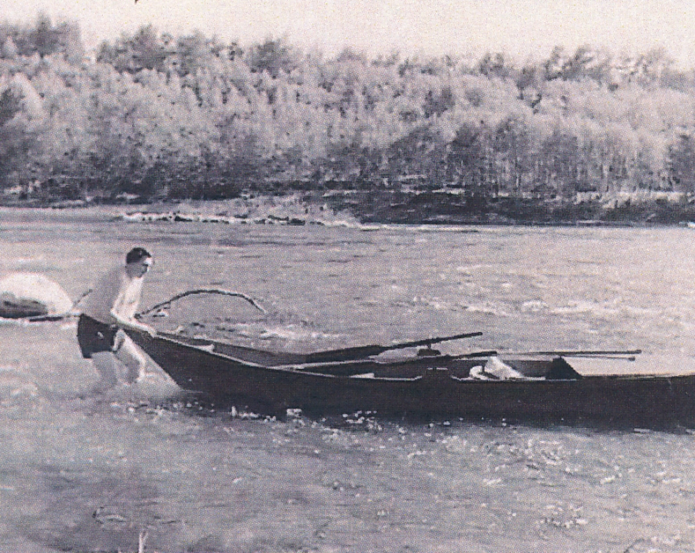 V. Misevičius. Kelionė Nerimi iki Nemuno žiočių. Apie 1950 m.