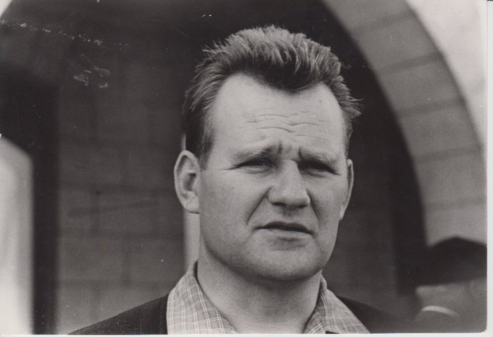 V. Petkevičius. A. Baryso nuotrauka laikraščiui „Literatūra ir menas“