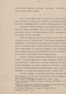 V. Zaborskaitės kandidatinės disertacijos „Maironio poema „Jaunoji Lietuva“ su K. Korsako pastabomis fragmentai. Vilnius, 1950 m.