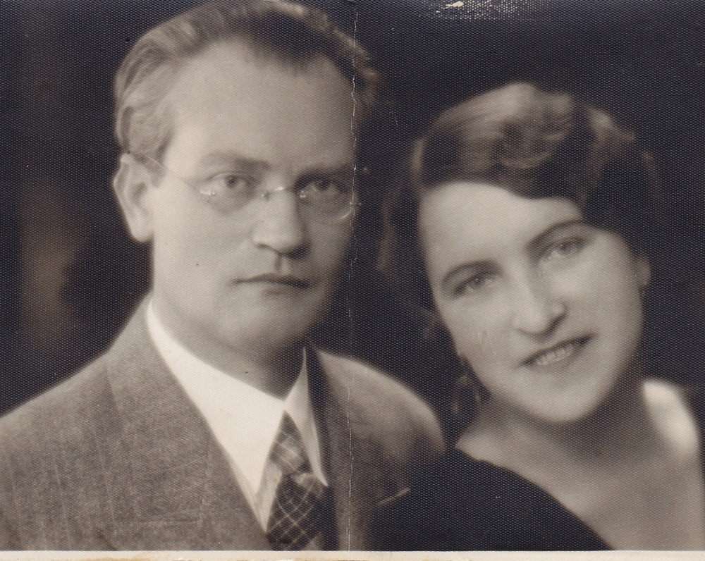 Vincas Mykolaitis-Putinas ir Emilija Kvedaraitė. 1935 m.