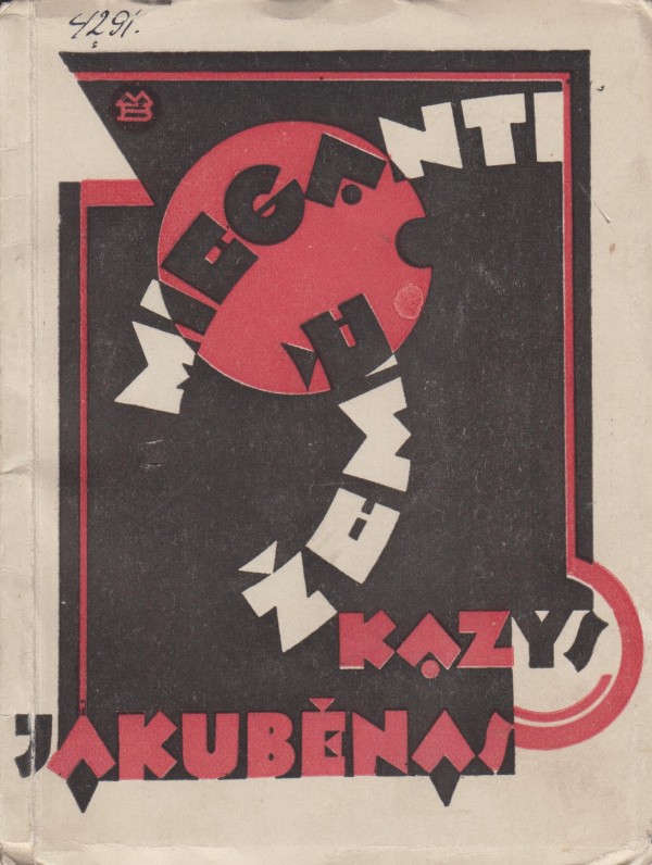 Viršelio dailininkas M. Bulaka. 1929 m.
