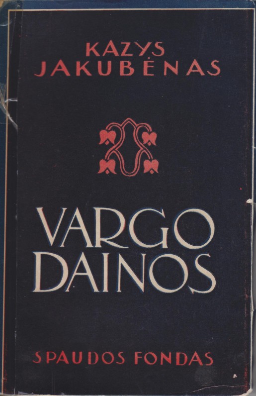 Viršelis dail. T. Kulakausko. 1940 m.