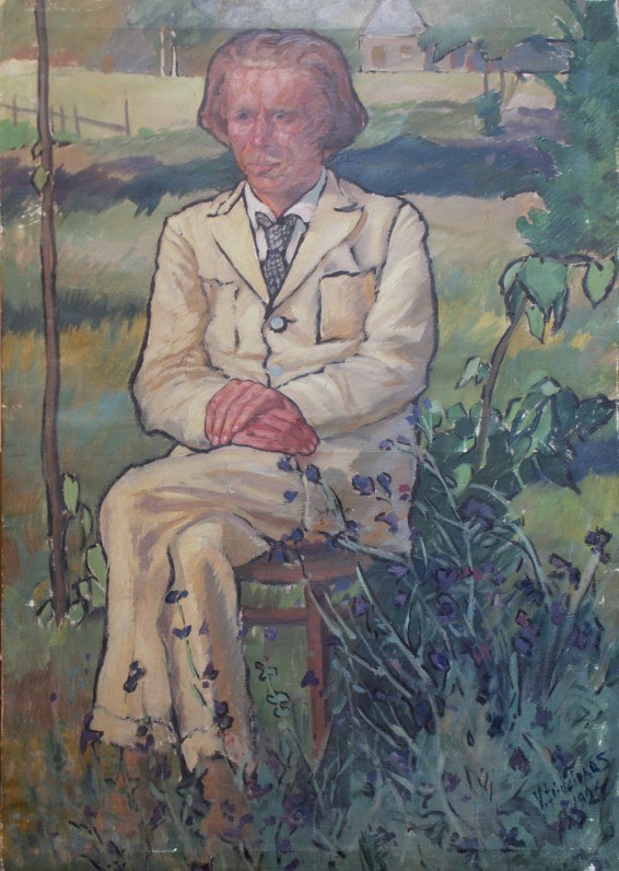 Vladas Didžiokas. P. Vaičiūno portretas. 1924 m., drobė, aliejus