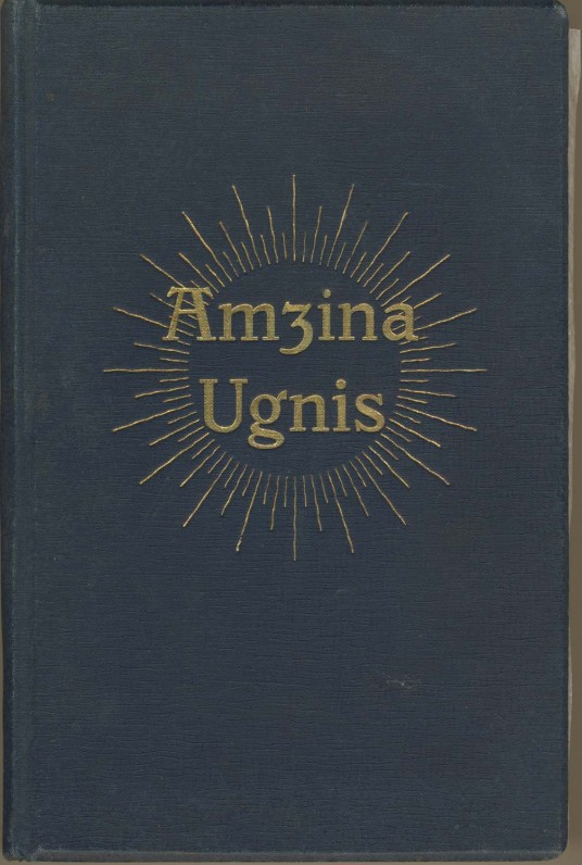 Vydūnas. Dramų trilogija „Amžina ugnis”. Tilžė, 1912–1913 m.