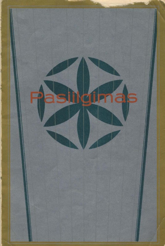 Vydūnas. „Pasiilgimas“. Pasakiškas trijų veiksmų vaidinys. Tilžė, 1938 m.