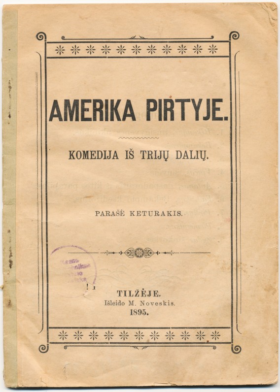 „AMERIKOS PIRTYJE“ MĮSLĖS