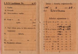 J. JANAVIČIAUS SKAUTŲ SĄJUNGOS LIUDIJIMAS