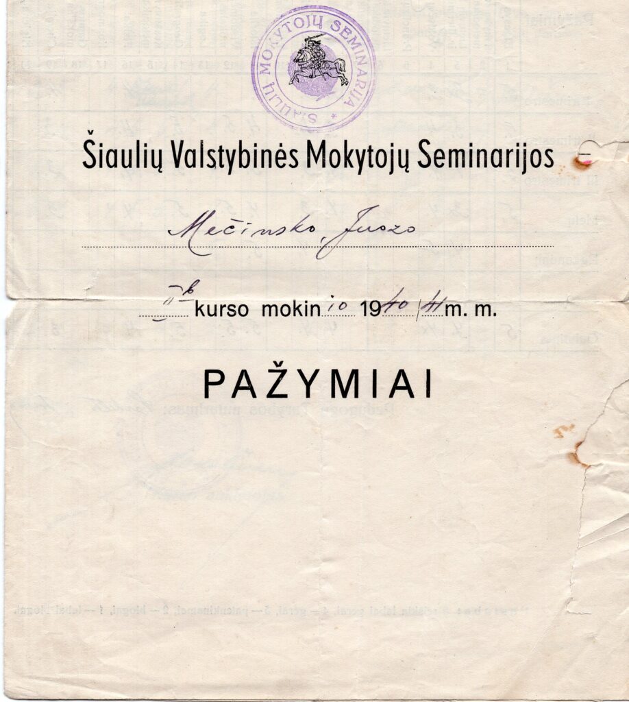 JUOZAS MEČINSKAS (1921–2000)