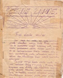 Rankraštinis laikraštėlis „Šešios žaros“