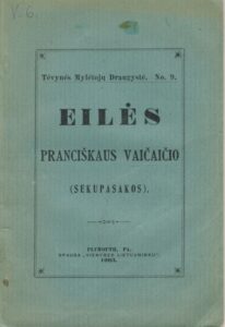 PRANAS VAIČAITIS (1876–1901)